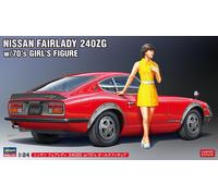 1:24 HASEGAWA Nissan Fairlady 240Zg Coupe With 70S Girl Figure 1972 Kit HA52339