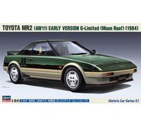 1:24 HASEGAWA Toyota Mr2 (Aw11) 1984 Kit HA21151