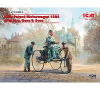 1:24 ICM KIT Benz Patent-Motorwagen 1886 With Mrs. Benz & Sons Kit ICM24041
