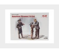 1:24 ICM KIT Figures American Fireman Vigili Del Fuoco Kit ICM24005