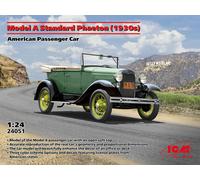 1:24 ICM KIT Model A Standard Phaeton 1930Samerican Passenger Car Kit ICM24051