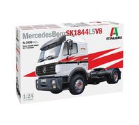 Italeri Maquette Camion Mercedes-Benz SK 1844 LS V8 – Kit plastique à monter 1:24 – IT3956