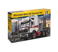 Italeri Maquette 1:24 Mercedes-Benz SK1850 Eurocab Tracteur 3 essieux 1994 Kit IT3924