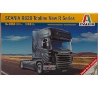 1:24 ITALERI Scania R620 Tractor Truck Topline 2-Assi 2009 Kit IT3858