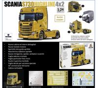 Italeri Maquette de camion Scania S730 Highline 4x2 Échelle 1:24