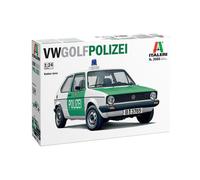 ITALERI 3666S 1:24 VW Golf MK.I Police - Kit de modélisme, Construction sur Pied, Bricolage, Loisirs, Collage, kit en Plastique, fidèle aux détails