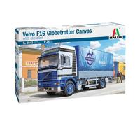 Italeri Maquette Volvo F16 Globe Trotter 1:24 - Bâche avec pont élévateur - Kit IT3945