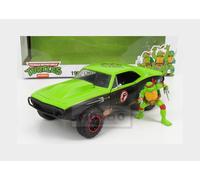 Jada – Voiture miniature 1:24 Chevrolet Camaro 1967 – Raphael (Tortues Ninja) avec figurine