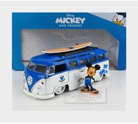 1:24 JADA Volkswagen T1 Samba Minibus 1962 +Topolino Mickey Mouse JADA253075001