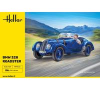 Maquette Voiture Bmw 328 Roadster |heller|80701| 1:24 Maquette Char Promo