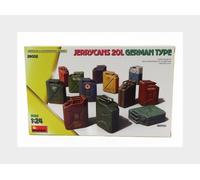 1:24 MINIART Accessories Jerrycans 20L German Type 1942 Kit MA24002