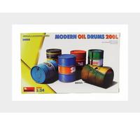 1:24 MINIART Accessories Modern Oil Drums 2000 Kit MA24008