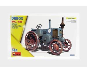 1:24 MINIART Lanz Bulldog D8500 German Agricultural Tractor 1949 Kit MA24001