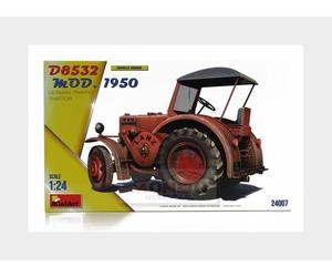 1:24 MINIART Lanz Bulldog D8532 German Traffic Tractor 1950 Kit MA24007