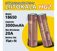 1-24 pièces LiitoKala HG2 18650 3000mAh batterie 3.6V décharge 20A dédiée décharge haute puissance + bricolage Nicke 24 pièces