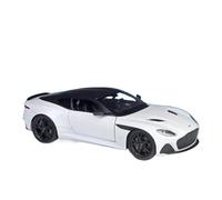 1:24 pour Aston Martin DBS Superleggera Alliage Sport Voiture Modèle Moulé Pression CourseVoiture Modèle Collection Jouets Jouets Non RC(White)