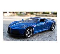 1/24 pour Bugatti Sound of Night Alliage Modèle De Voiture Jouet Collection Homme Cadeau Mémorial Décoration 20CM(Blue)