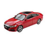 1 24 pour Honda Accord dix génération Miniature Simulation Alliage Jouet modèle de Voiture décoré Bureau Affichage mémorial garçons Hommes(Rouge)