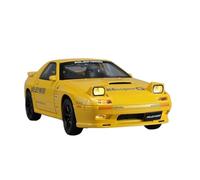 1:24 pour Initial D Mazda RX7 RX-7 Supercar Modèle Voiture Métal Moulé sous Pression Son Et Lumière Voiture Garçons Jouets Jouets Non RC(Yellow)