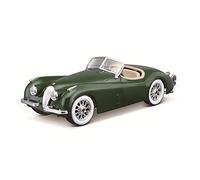 1 24 pour Jaguar Xk 120 Roadster Alliage Moulé sous Pression Jouet Modèle Voiture comme Cadeau Nouvel an pour Adulte Voiture Miniature De Collection(Vert)