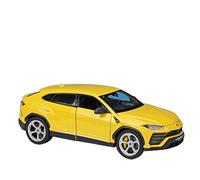 1 24 pour Lamborghini Urus SUV Haute Simulation Alliage Moulage sous Pression modèle Voiture réplique décoration de(Yellow)