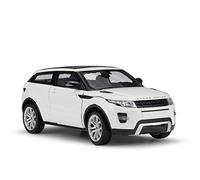 1 24 pour Land Rover Range Rover Evoque SUV Alliage Mini Voiture Moulage sous Pression Copie Ornement de Voiture(White)