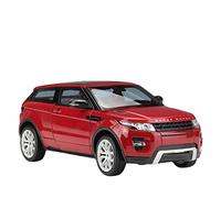 1 24 pour Land Rover Range Rover Evoque SUV Alliage Mini Voiture Moulage sous Pression Copie Ornement de Voiture(Rouge)