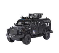 1:24 pour Les Véhicules Blindés Smilodon F550 avec Simulation Miniature De Lumière Sonore Modèle De Voiture Hors Route(Noir)