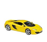 1:24 pour Mclaren MP4-12C Alliage Voiture Sport Moulé sous Pression Métal Jouet Voiture Course Modèle Amateur Vitrine Collection Jouets Non RC(Yellow)