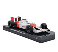 1:24 pour McLAREN MP4/4 Ayrton Senna 1988 F1 Voiture Alliage Modèle À L'échelle Jouets pour Enfants Collection Adulte Cadeau Jouets Non RC