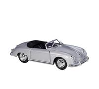 1:24 pour Porsche 356A Speedster Moulé sous Pression Modèle De Voiture De Sport en Alliage Classique Haute Simulation Jouets pour Enfants(Argent)