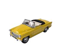 1:24 pour Skoda Felicia Cabriolet Modèle De Voiture De Course en Alliage Statique Ornement De Collection Jaune Réplique de Véhicule