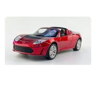1 24 pour Tesla Space Edition Roadster Simulation modèle de Voiture en Alliage 7,7 Pouces Collection Rouge décoré Bureau Souvenir Hommes garçons