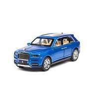 1 24 Rolls Cullinan Diecast Alloy Sound and Light Pull Back Toy Modèle De Voiture Jouets pour Enfants Cadeau Voiture Miniature De Collection(Bleu)
