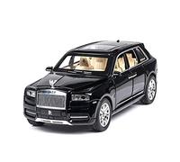1 24 Rolls Cullinan Diecast Alloy Sound and Light Pull Back Toy Modèle De Voiture Jouets pour Enfants Cadeau Voiture Miniature De Collection(Noir)