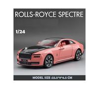 (1 24 spectre rose) Simulation 1/24 échelle Rolls Royce Specter alliage modèle de voiture Sound Light