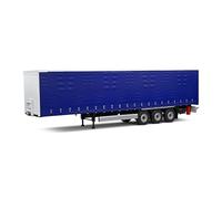 SOLIDO 1:24 Tarpaulin Trailer Blue Blue