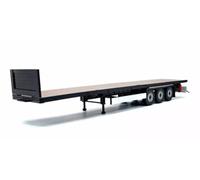SOLIDO 2400506 REMORQUE TRANSPORT TRAILER BLACK 1/24