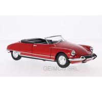 1:24 Welly Citroen DS 19 Cabriolet Red Open WE22506CR Modellino