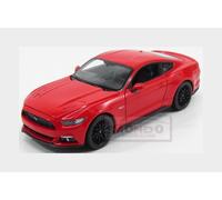 1:24 Welly Ford Usa Mustang Coupe 5.0 Gt 2015 Red WE24062R Modellino