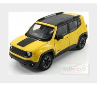 1:24 Welly Jeep Renegade Trailhawk 2017 Yellow Black WE24071Y Modellino