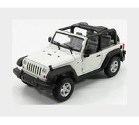 Voiture Miniature de Collection WELLY 1-24 - JEEP Wrangler Rubicon - 2007 - Rouge - 22489C/R - Metal