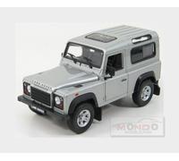 2010 Land Rover Defender 90 TDI Gris 1:24 Welly 22498
