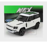 1:24 WELLY Land Rover New Defender 90 2020 White Black WE24110CR