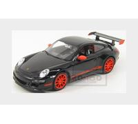 1:24 WELLY Porsche 911 997 Gt3 Rs Coupe 2007 Black Orange WE22495BK