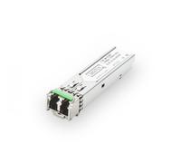 DIGITUS Module SFP Gigabit universel - 1,25 Gbit/s - Mini GBIC - pour câble à fibre optique monomode - LC duplex - longueur d'onde 1550 nm - portée 80 km - Plug & Play