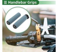 1" 25mm 1.1" 28mm Kit de couverture de poignées de moto antidérapant TPU poignées de moto scooter vélo ATV bleu 1 jeu