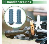 1" 25mm 1.1" 28mm Moto Poignées de Main Kit Antidérapant TPU Guidon Couverture pour Moto Scooter Vélo ATV Gris Bleu 1 Set