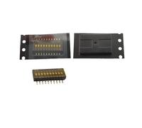 1.27mm SMD SMT Slide Type Switches 1/2/3/4/5/6/8/10 Pin Position Way 1.27mm DIP Toggle Switches Doule Row Snap Dial Switch Black NWPNLXEA(10 Pin,10Pcs)