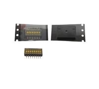 1.27mm SMD SMT Slide Type Switches 1/2/3/4/5/6/8/10 Pin Position Way 1.27mm DIP Toggle Switches Doule Row Snap Dial Switch Black NWPNLXEA(8 Pin,10Pcs)